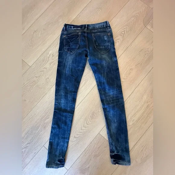 PROJECT 18 Los Angeles Vintage Skinny Blue Wash 👖 Jeans - Picture 2 of 13